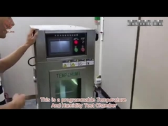 Περιβαλλοντικός θάλαμος δοκιμής από ανοξείδωτο χάλυβα με σταθερότητα θερμοκρασίας±0,5℃. ±2,5% RH
