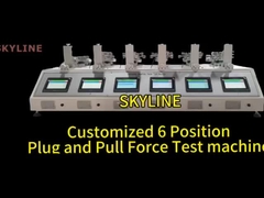 6 σταθμοί Δοκιμαστής δύναμης σύσφιξης και έλξης