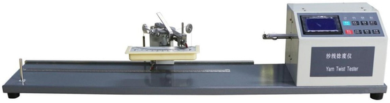 Δοκιμαστής στροφής νήματος για ASTM D1422/ISO 2061 Μέγιστη συστολή στροφής 20 mm Ταχύτητα δοκιμής 800r/min