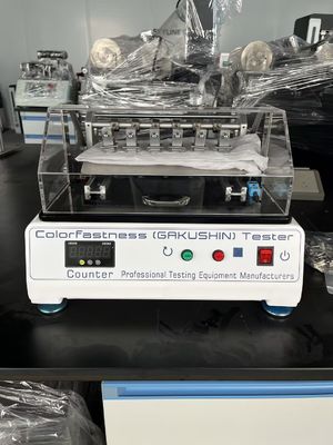 Αγορά JIS L0849 II Gakushin Surface Friction Color Fastness Tester with 6 Work Station 2N Load and 30r/min Speed διαδικτυακή κατασκευή