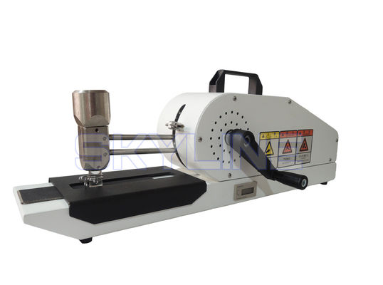 Αγορά Υφαντικό ύφασμα Colorfastness χειρωνακτικό CrockMeter εξοπλισμού δοκιμής για τη μέθοδο 8 δοκιμής AATCC διαδικτυακή κατασκευή