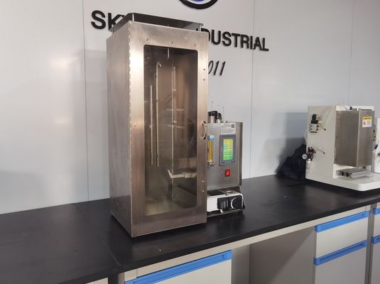 Καλή τιμή Υφαντικός εξοπλισμός δοκιμής πυρκαγιάς υφασμάτων κάθετος σε απευθείας σύνδεση