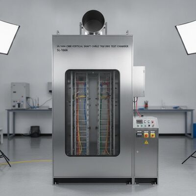 Καλή τιμή UL1666 CMR Vertical Shaft Cable Tray Fire Test Chamber for Flame Retardant Cable Certification SL-1666 Διαδικτυακά